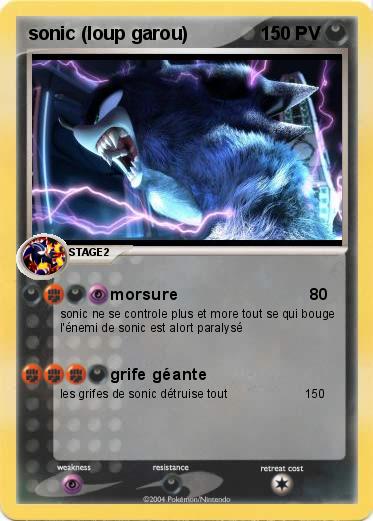 Pokemon sonic (loup garou)