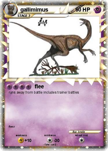 Pokemon gallimimus