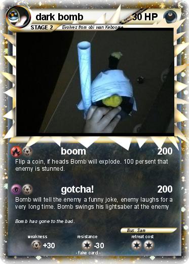 Pokemon dark bomb