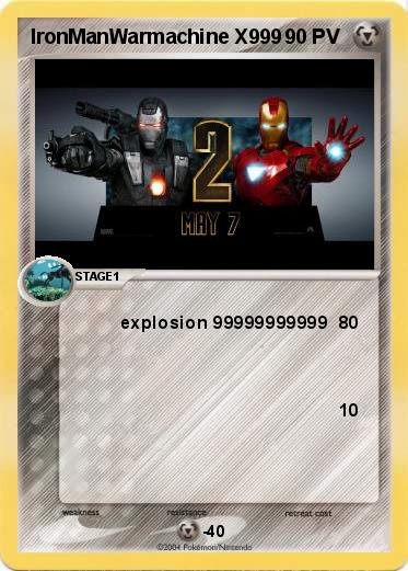 Pokemon IronManWarmachine X999