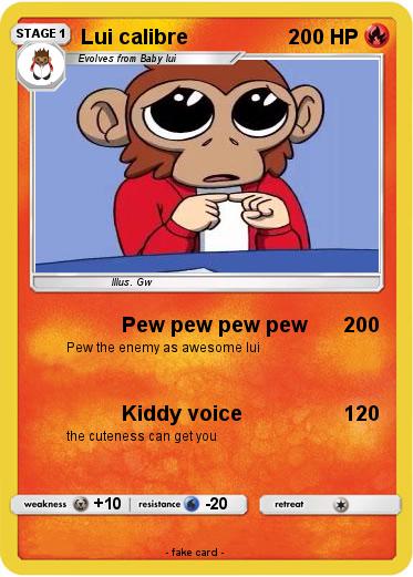 Pokemon Lui calibre