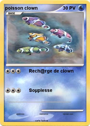 Pokemon poisson clown
