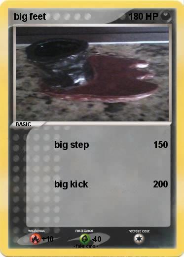Pokemon big feet