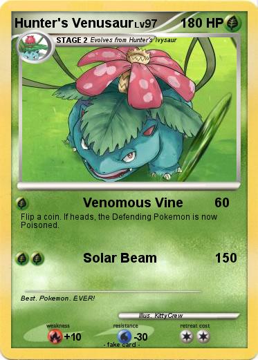 Pokemon Hunter's Venusaur