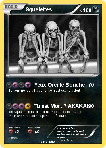 Pokemon Squelettes