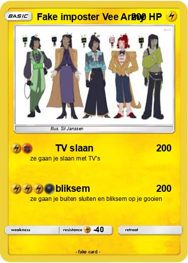 Pokemon Fake imposter Vee Army