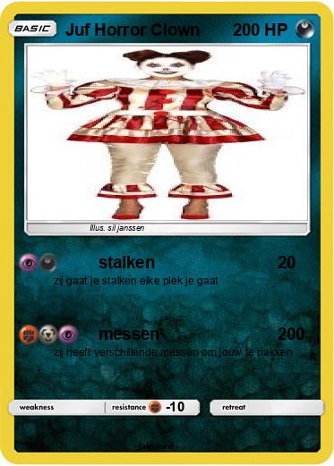 Pokemon Juf Horror Clown