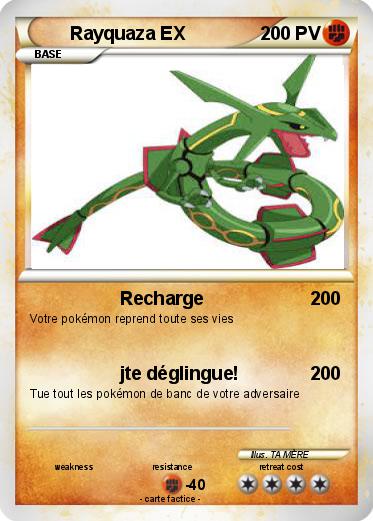 Pokemon Rayquaza EX