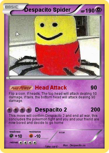 Pokemon Despacito Spider