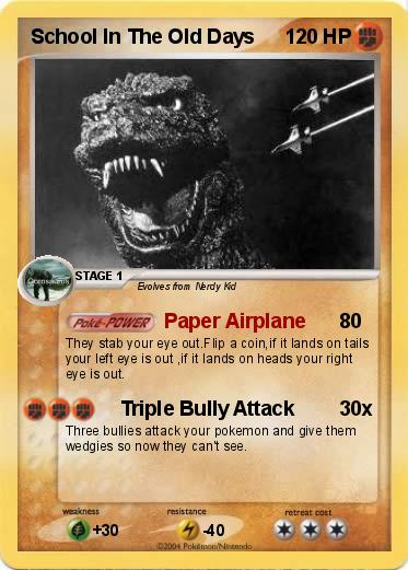 Pokemon School In The Old Days