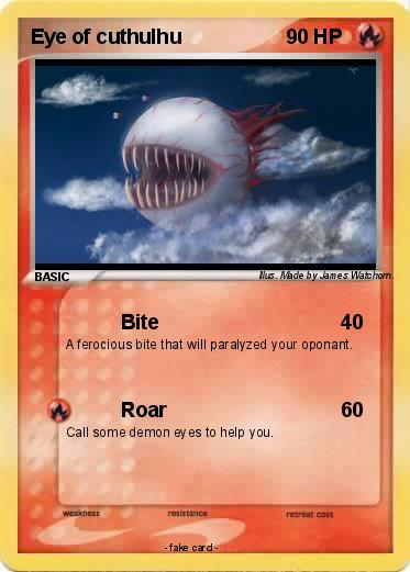Pokemon Eye of cuthulhu