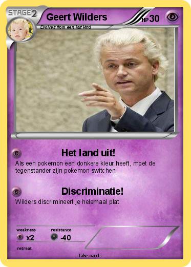 Pokemon Geert Wilders