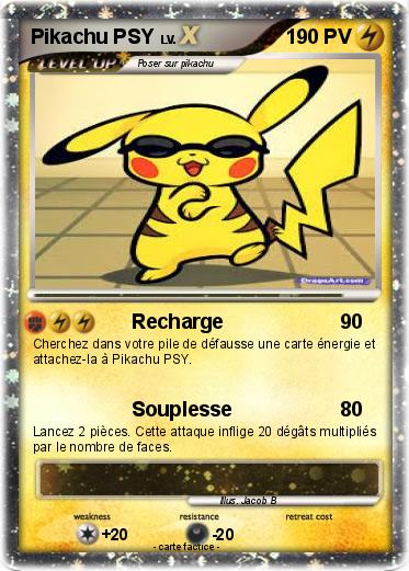 Pokemon Pikachu PSY
