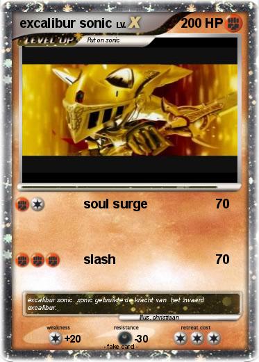 Pokemon excalibur sonic