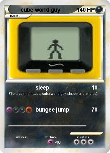 Pokemon cube world guy