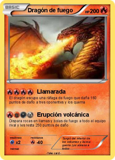 Pokemon Dragón de fuego