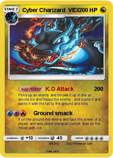 Pokemon Cyber Charizard  VEX