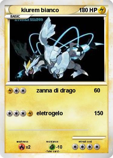 Pokemon kiurem bianco