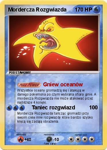 Pokemon Mordercza Rozgwiazda