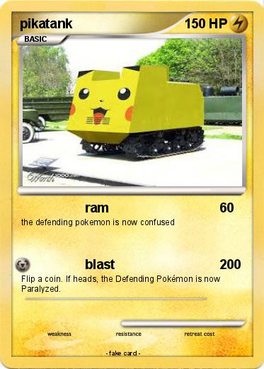 Pokemon pikatank