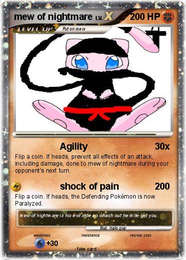 Pokemon mew of nightmare