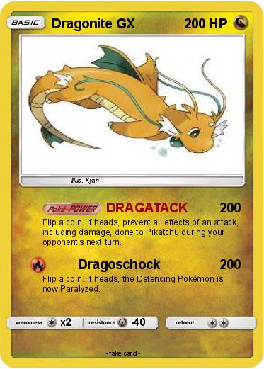 Pokemon Dragonite GX