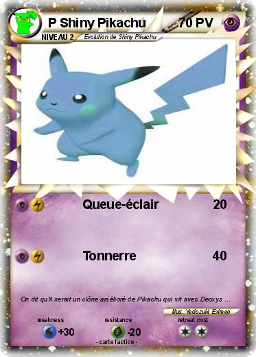 Pokemon P Shiny Pikachu