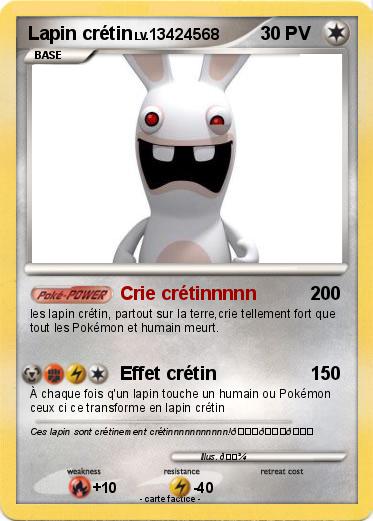Pokemon Lapin crétin