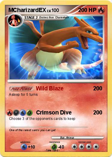 Pokemon MCharizardEX