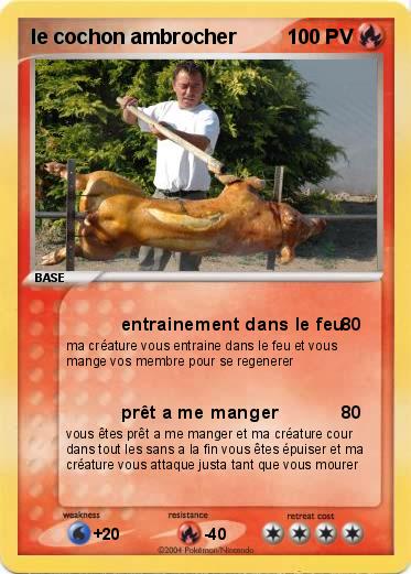 Pokemon le cochon ambrocher