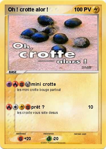 Pokemon Oh ! crotte alor !
