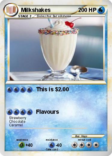 Pokemon Milkshakes