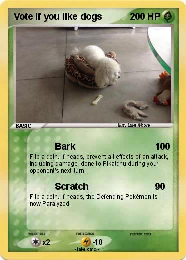 Pokemon Vote if you like dogs