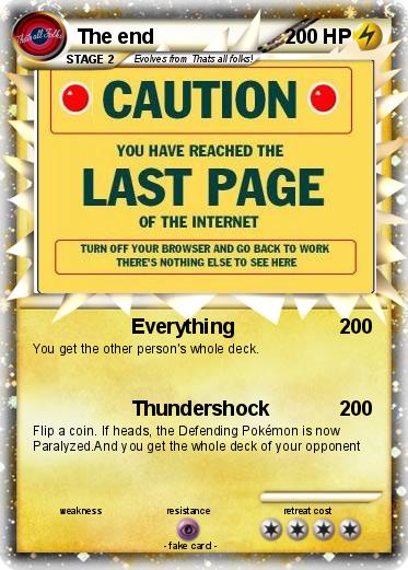 Pokemon The end