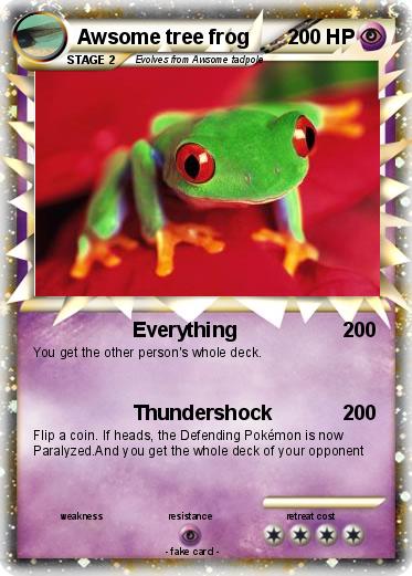 Pokemon Awsome tree frog