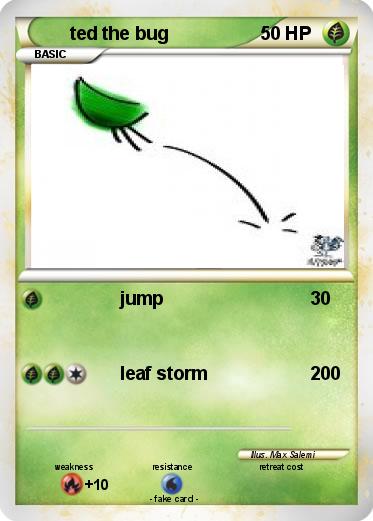 Pokemon ted the bug