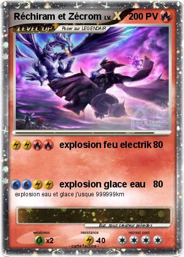 Pokemon Réchiram et Zécrom