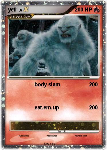 Pokemon yeti