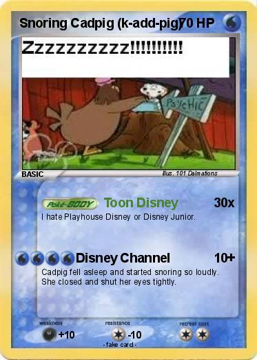 Pokemon Snoring Cadpig (k-add-pig)