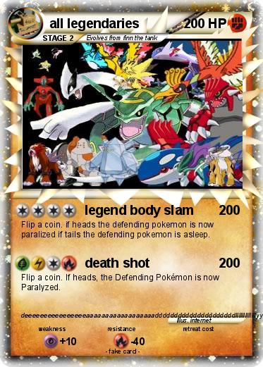 Pokemon all legendaries