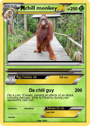 Pokemon chill monkey
