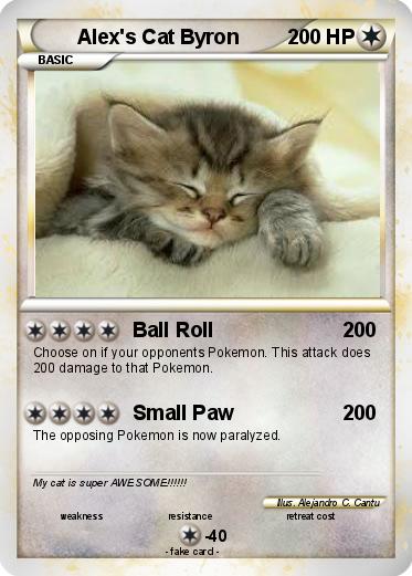 Pokemon Alex's Cat Byron