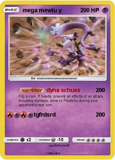 Pokemon mega mewtu y
