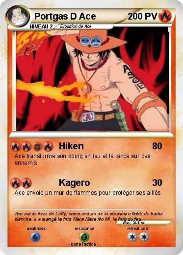 Pokemon Portgas D Ace