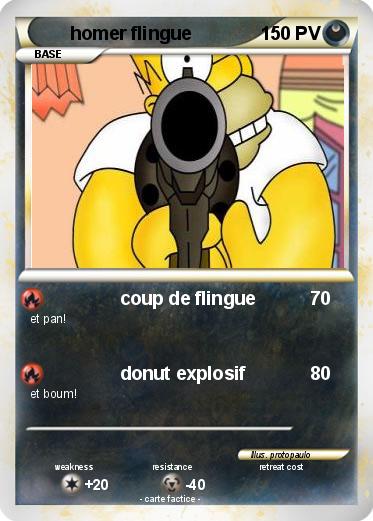 Pokemon homer flingue