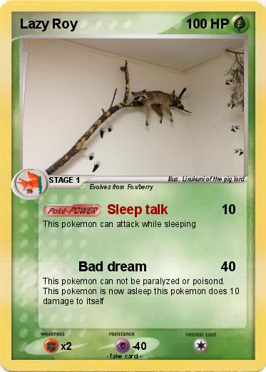 Pokemon Lazy Roy