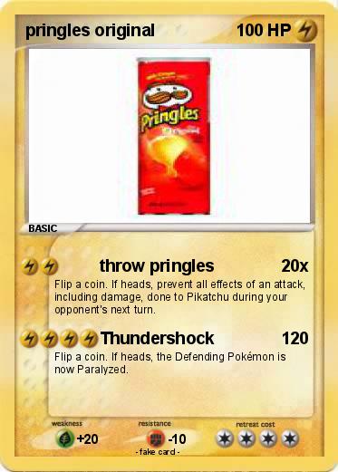 Pokemon pringles original