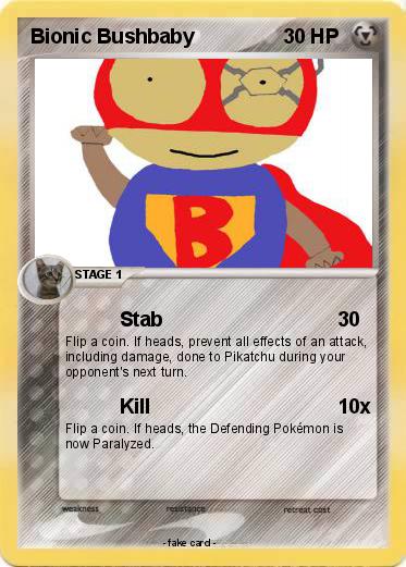 Pokemon Bionic Bushbaby