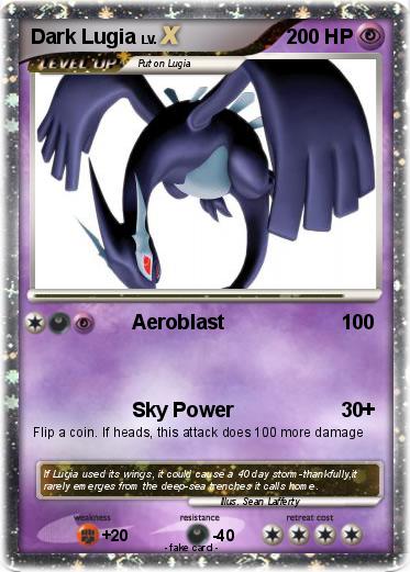 Pokemon Dark Lugia