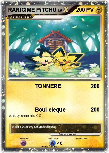 Pokemon RARICIME PiTCHU